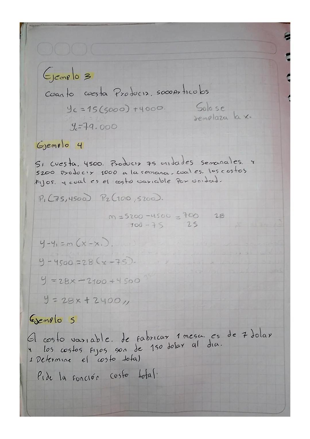 050424
Aplicación de la Ecuación lineal
Modelos de costo lineal.
En la producción de cualquier bien por una
empresa
intervienen.
2
tipos de 