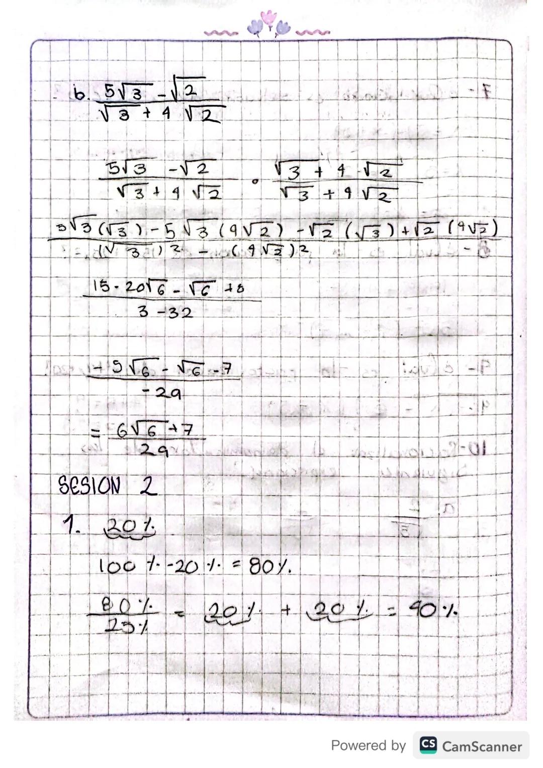05102124

PRUEBA
DIAGNOSTICA

1-¿ Cuál es el resultado? -4√5 + √5

-415+ √5 = (-4+1) √5

9-31501300

2-En la Figura ¿Cuánto mide el lado e?
