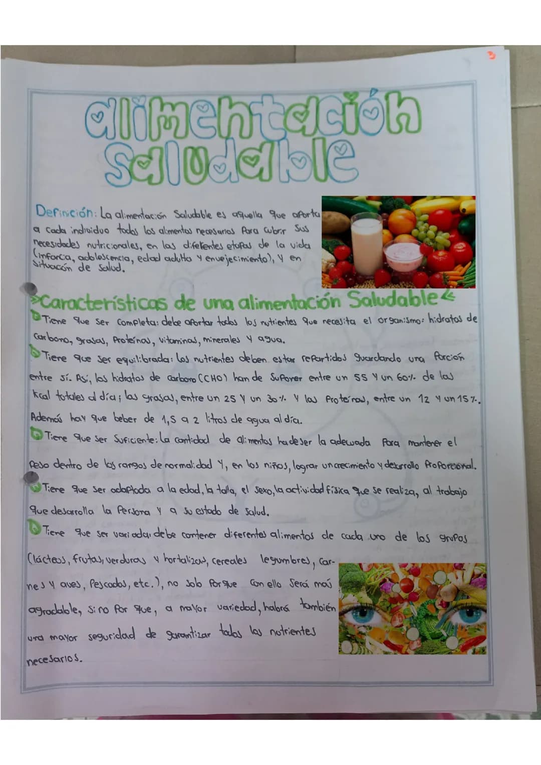 Alimentación saludable