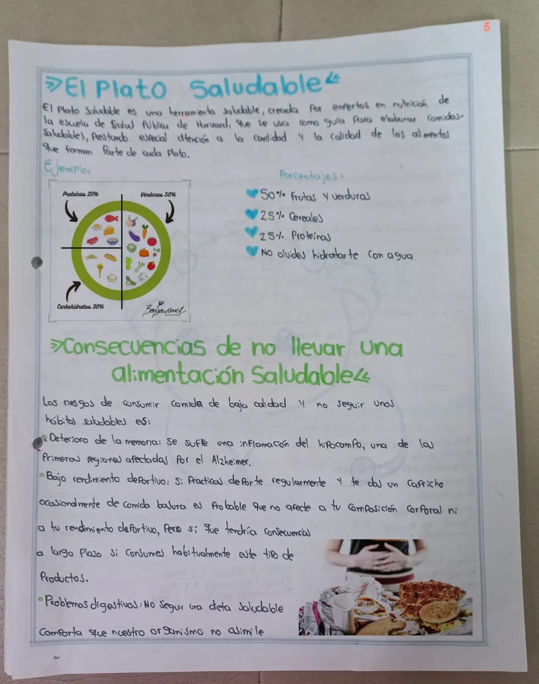 9
alimentación
Saludable
Definición: La alimentación Saludable es aquella que aporta
a cada individuo todos los alimentos necesarios para cu