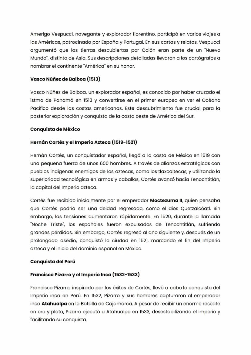 Descubrimiento de América y Conquista
El descubrimiento de América y su conquista por los europeos es uno de los
eventos más trascendentales