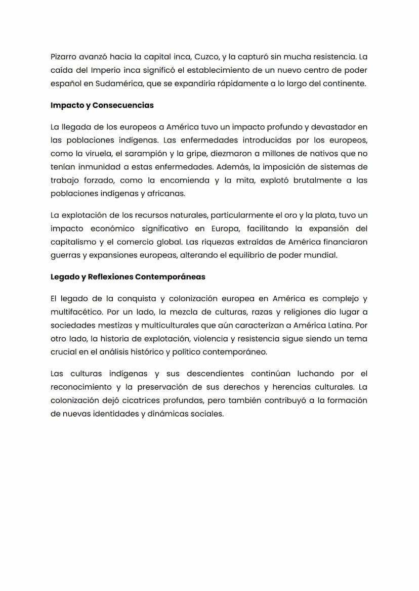 Descubrimiento de América y Conquista
El descubrimiento de América y su conquista por los europeos es uno de los
eventos más trascendentales