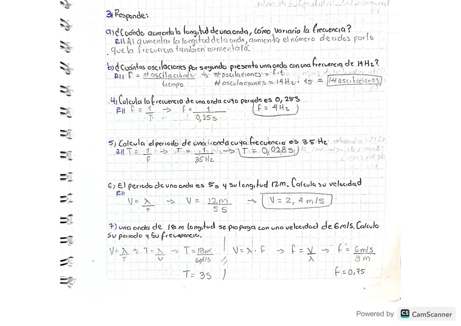⇓ Y Y Y Y
3 Responde:
and Coondo aumenta la longitud de unaonda, como variaria la frecuencia?
RILAI aumentar la longitud dela onda, aumenta 