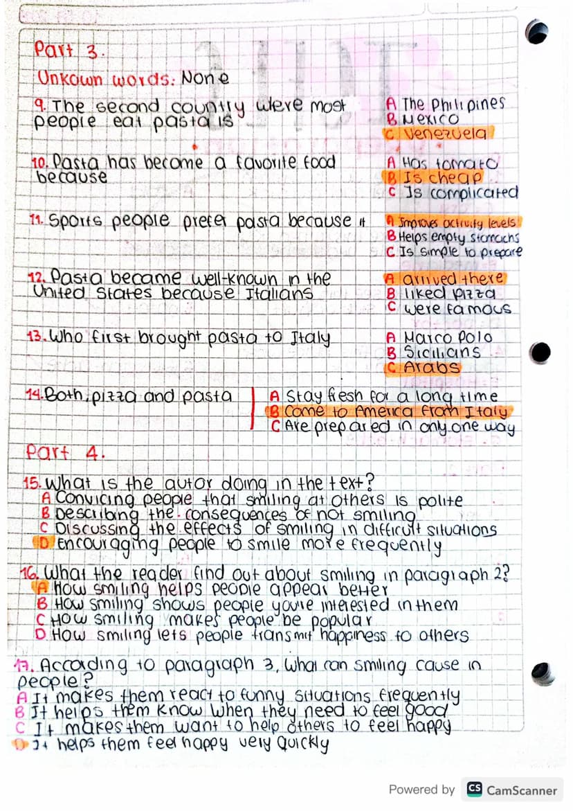 Part 1:
TCFES
PReparation.
1. Some people do this when
they really feel sad or sick
C=Cry
2. You can take this when you
have a terrible head