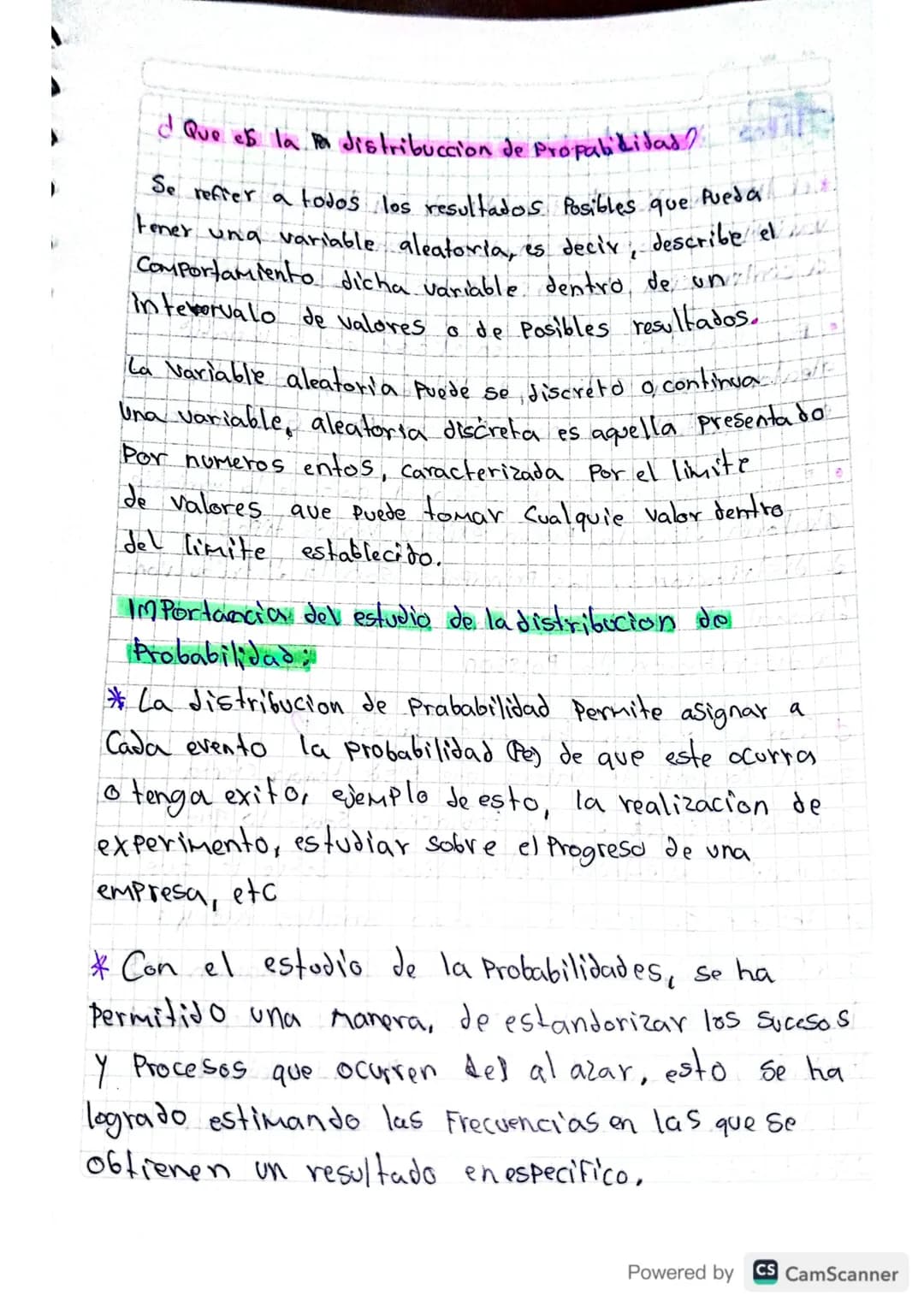 ¿Que es la Fa distribuccion de propalitidas?
Se refier a todos los resultados Posibles que pueda
tener una variable aleatoria, es decir, des
