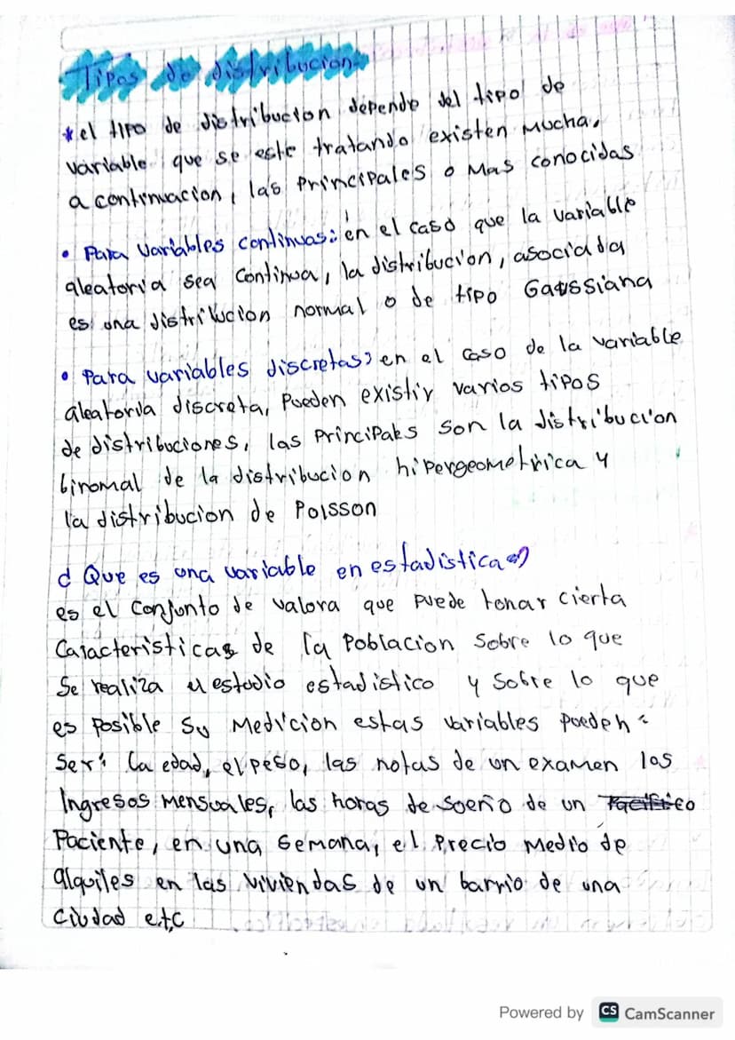 ¿Que es la Fa distribuccion de propalitidas?
Se refier a todos los resultados Posibles que pueda
tener una variable aleatoria, es decir, des