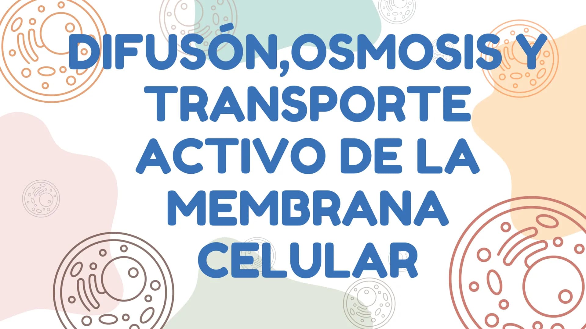 DIFUSÓN,OSMOSIS Y
TRANSPORTE
ACTIVO DE LA
MEMBRANA
CELULAR La difusion
LA DIFUSION ES EL DESPLAZAMIENTO DE
LAS MOLECULAS DE UNA SUSTANCIA
(E