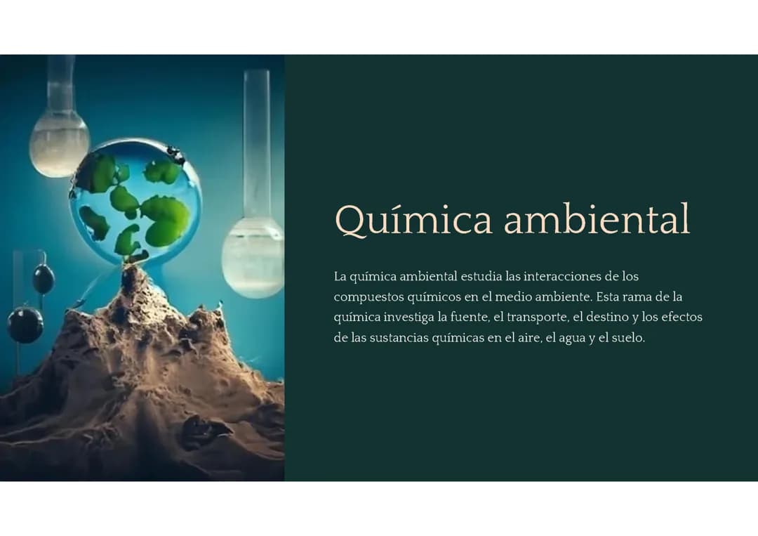 Química ambiental: 