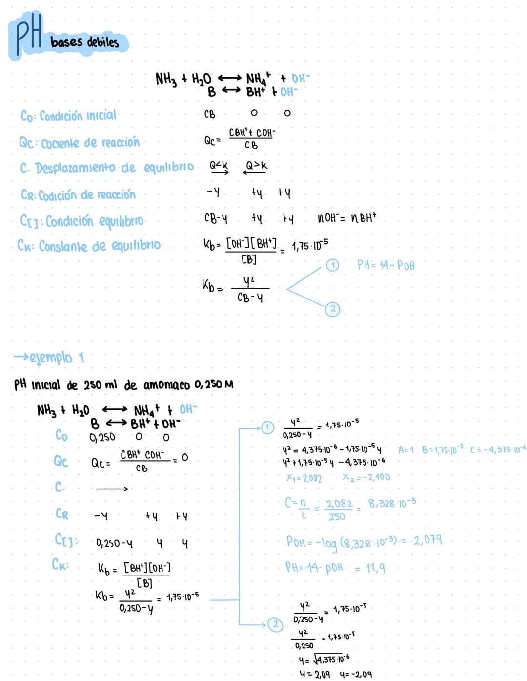 PH
Acidos fuertes
•monoprotico (solo 1 proton)
HCI (a)+ H₂O (1)
n H3O+
n HCI
=
→
H30*(c) + Cl (ac)
1
n H30+ = n HCI
molaridad:
→ Diprótico (