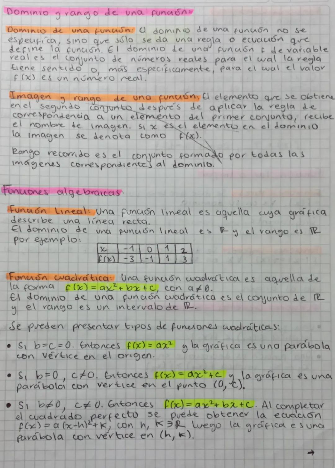 Dominio y rango de una funasn
no se
Dominio de una funusn: a dominio de una funcion
especifica, sino que sólo se da una regla o ecuación que