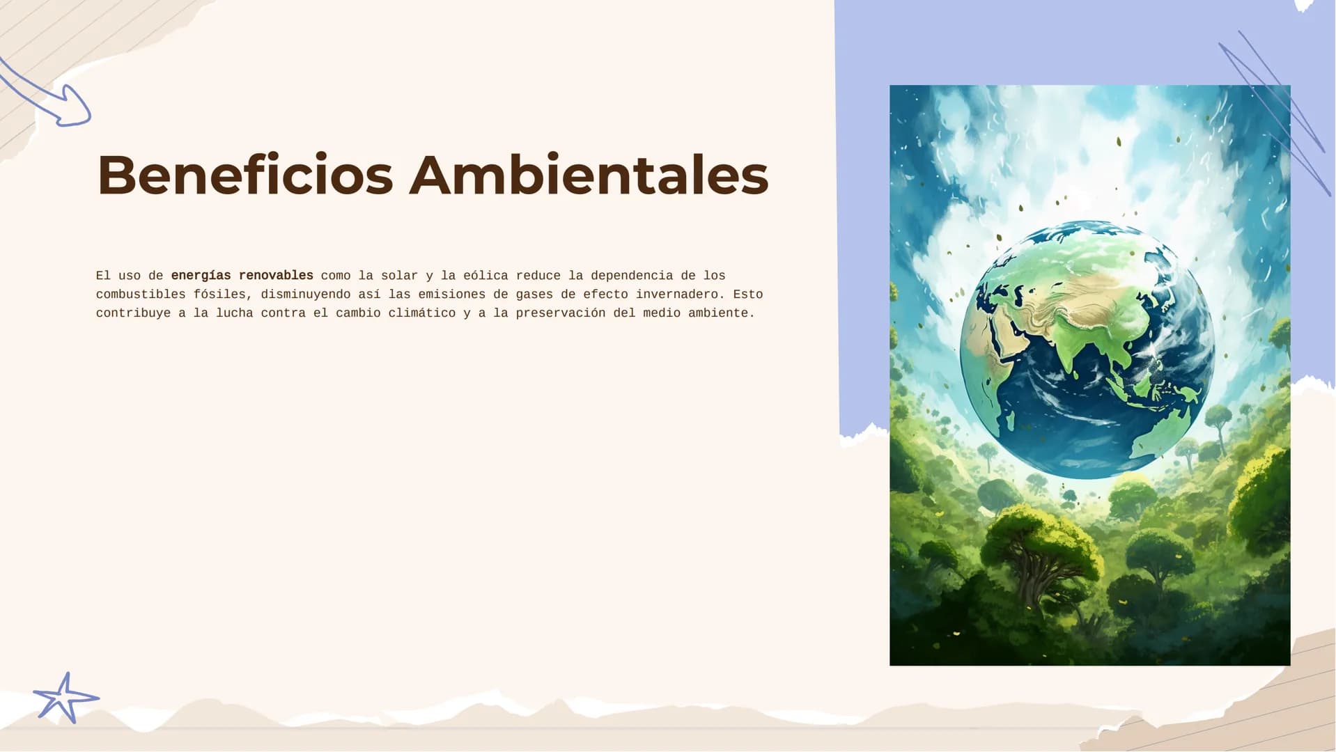 ¡Brilla con Energía
Renovable! ¡Bienvenidos!
¡Descubre el poder del sol y el viento para generar energía limpia y
sostenible! En esta presen