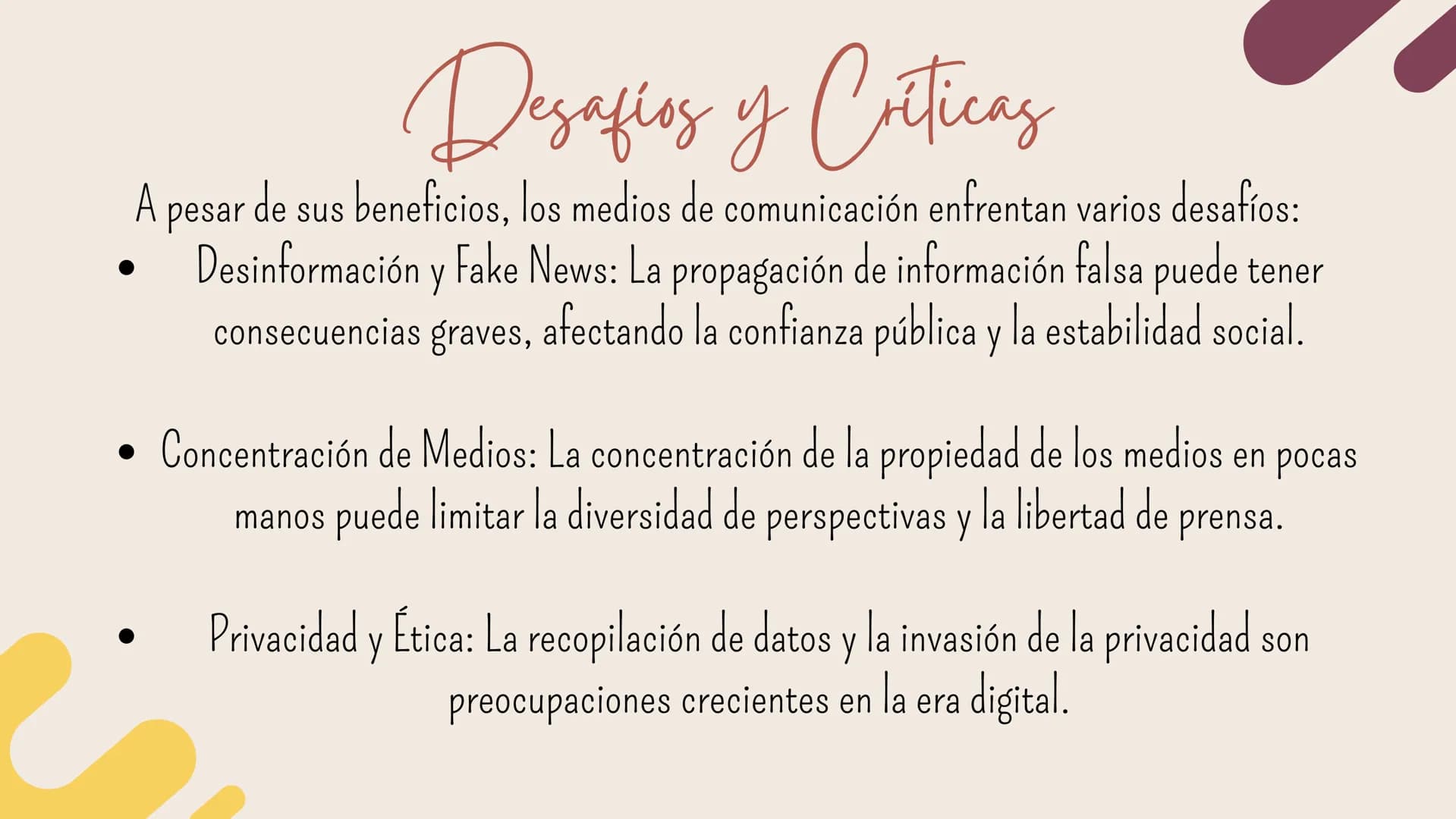 Los Medios de
Comunicación ¿Que son?
Los medios de comunicación juegan un papel crucial en la sociedad
moderna, funcionando como canales ese