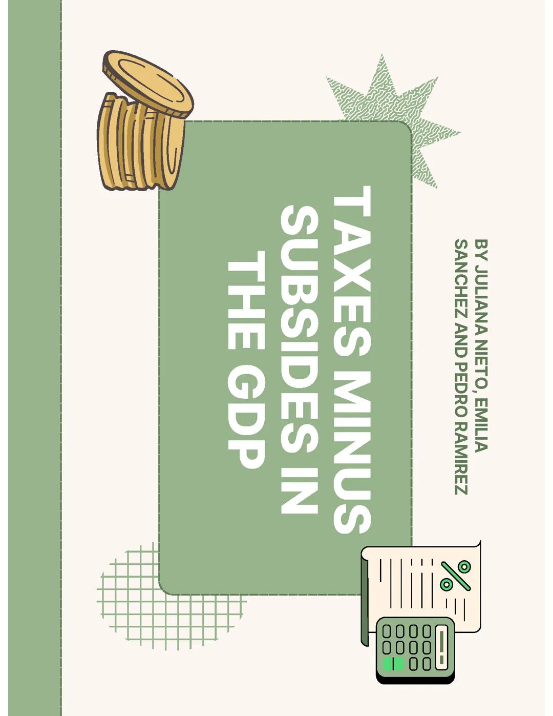 Efecto de Impuestos y Subsidios en el PIB