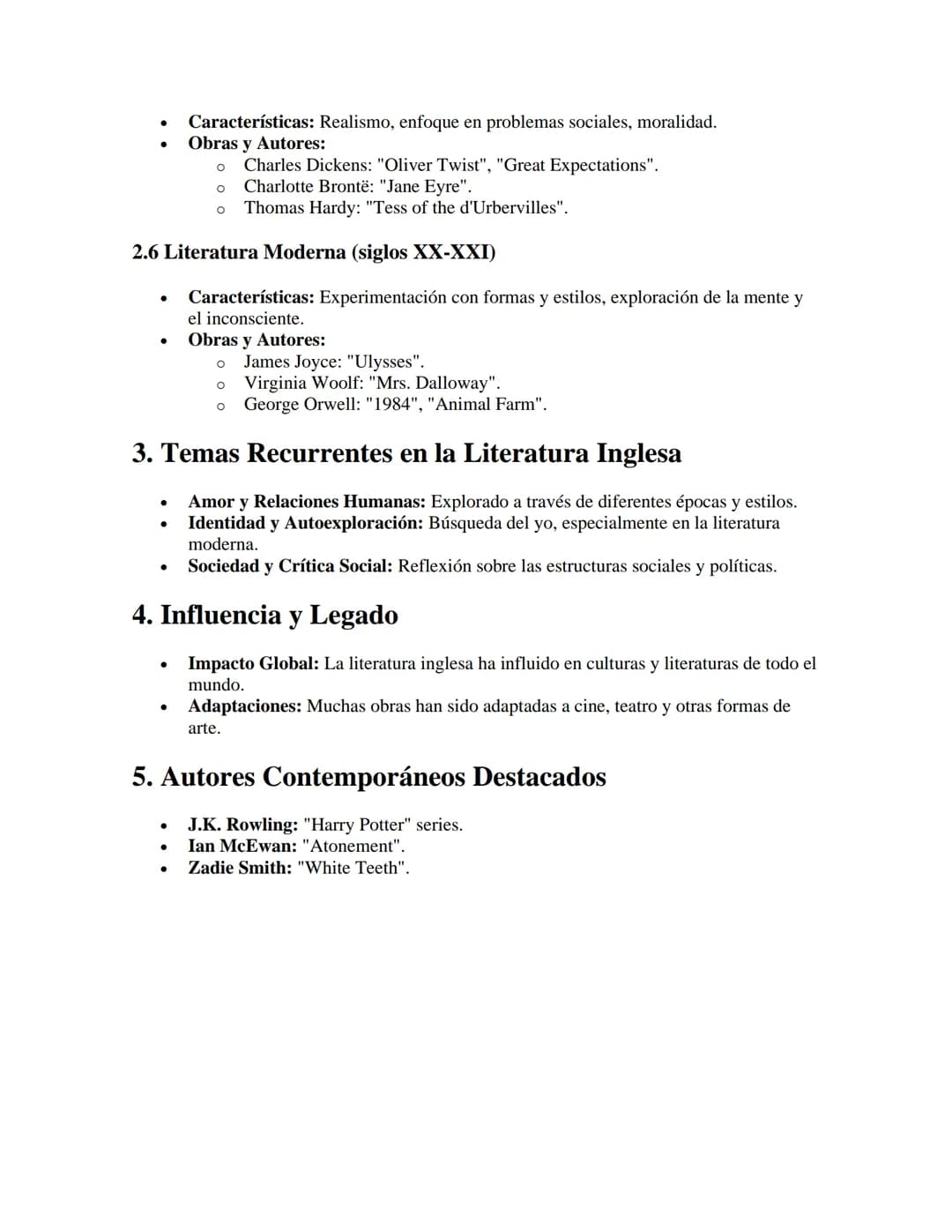 Literatura Inglesa
APUNTES//
1. Introducción a la Literatura Inglesa
•
•
Definición: La literatura inglesa abarca las obras escritas en ingl