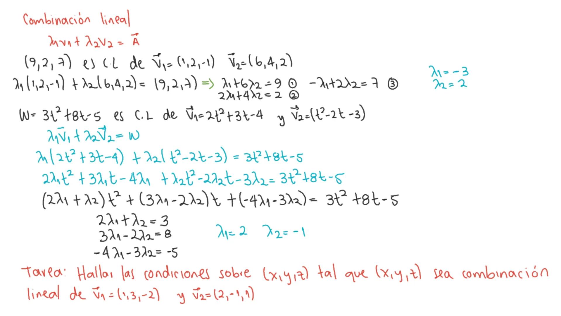 Espacios vectoriales
Es una terna formada por un
in conjunto Vy
satisfacen las siguientes propiedades:
Para la suma
15) Si ny v EV, entonces