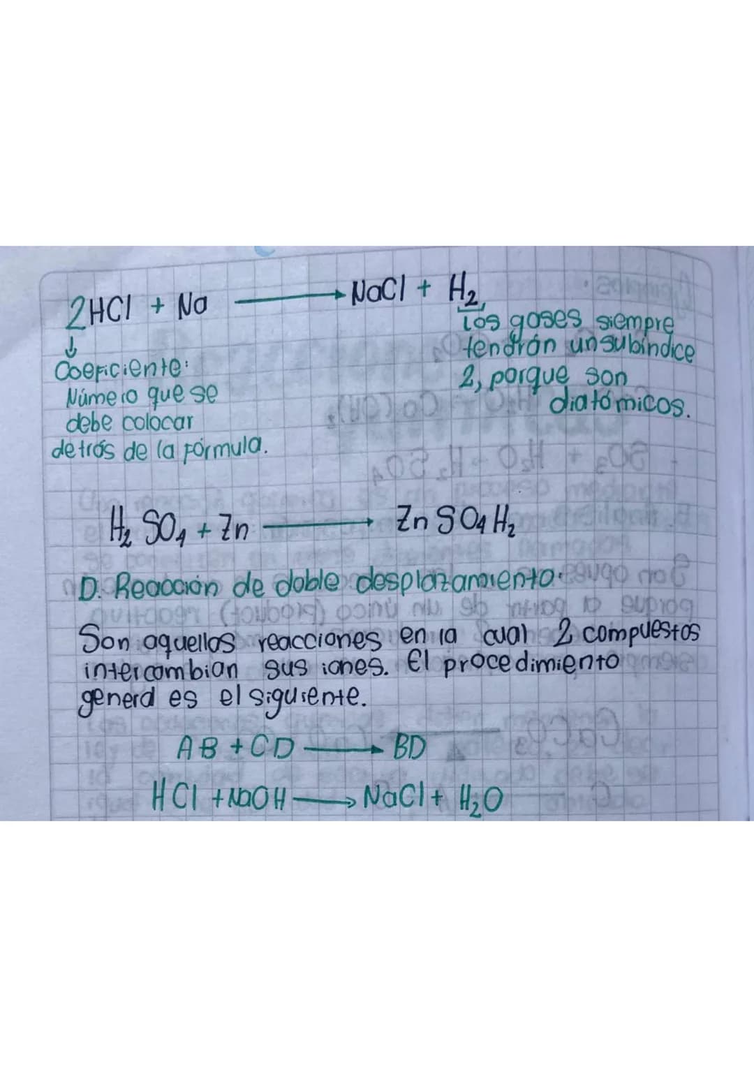 Reacciones
quimicas
tale
Una reacción quími00 es un proceso mediante
el cual unos sustancias denominados reactivos
se convierten en otras di