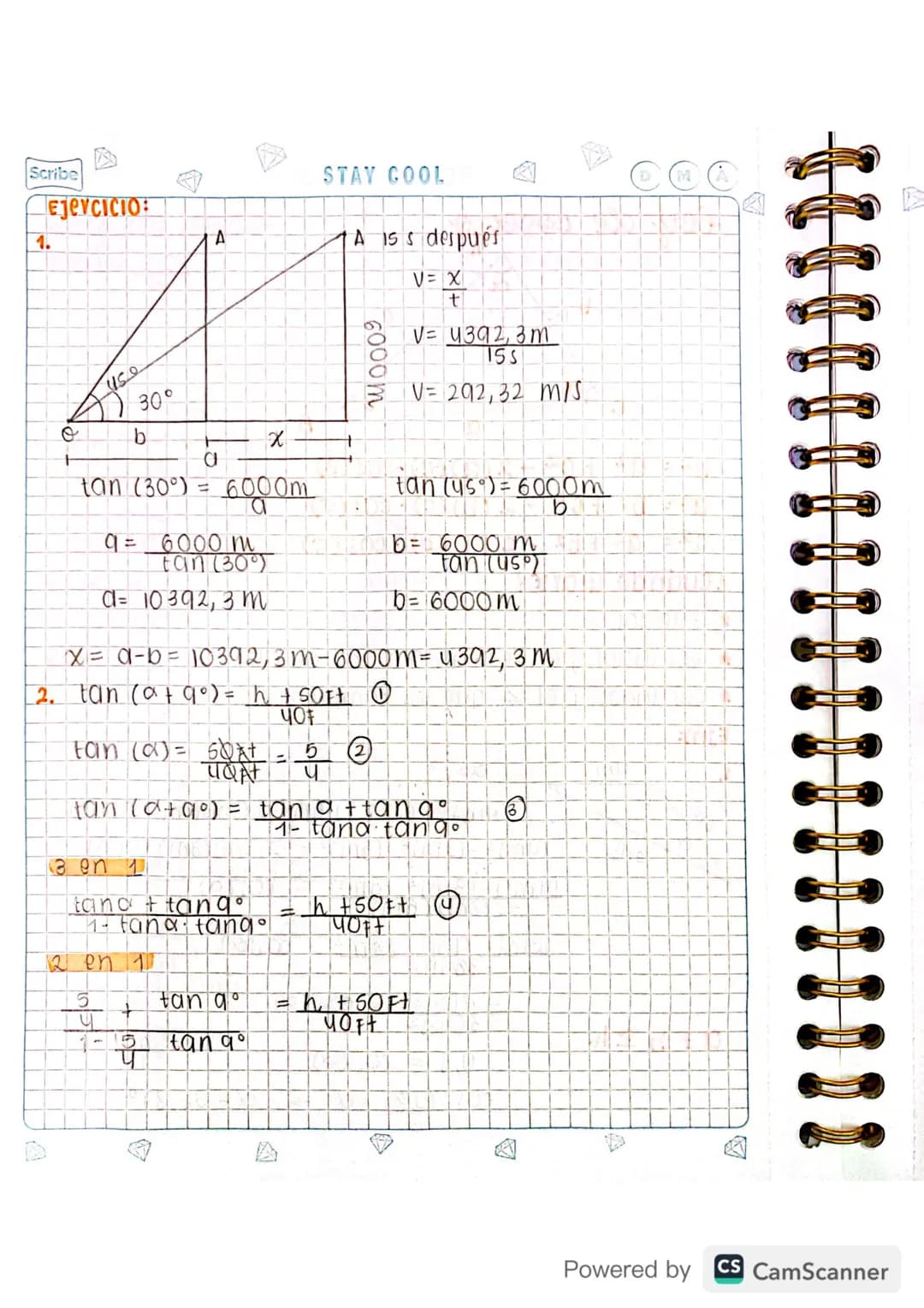 Scribe
ley de seno
co
sen e = c.O
h
STAY COOL
B
D
M
AABC
B
a
α+B+8=180°
C
d
୪
b
A
a,b,c lados
α, B, Angulos A, B, C vertices
son a = senB = 