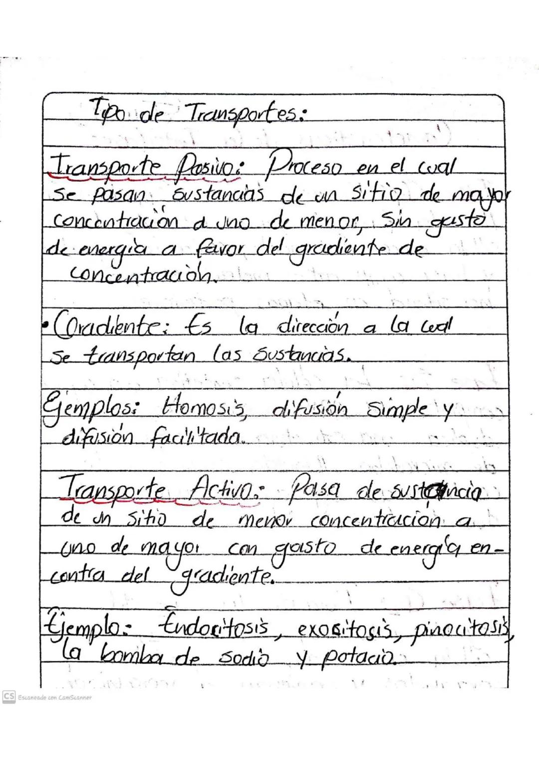 Tipo de Transportes:
Transporte Posivo: Proceso
en el cual
Se pasan Sustancias de un sitio de mayor
concentración a uno de menor, Sin gusto

