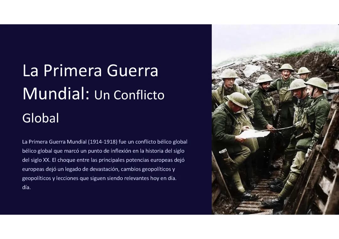 Primera Guerra Mundial: 