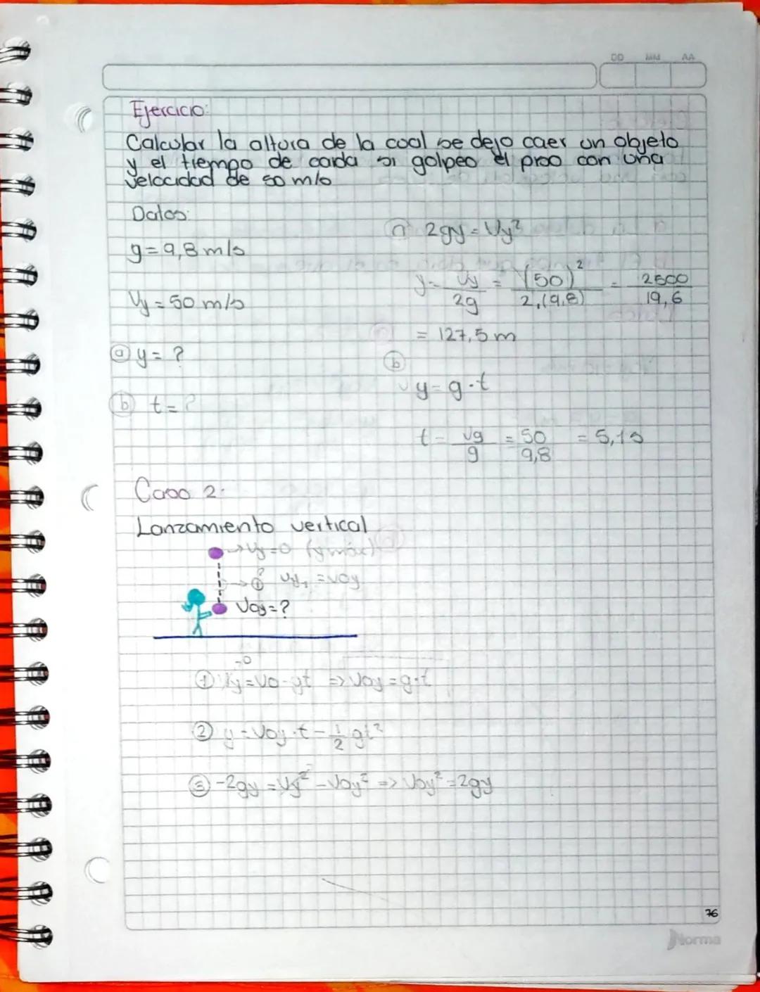 DO MM AA
Movimiento Rectilineo
Uniforme (MAU)
Es aquel en el cual los objetos recorren olratan-
cias iguales en tiempos iguales
Ejemplo la s