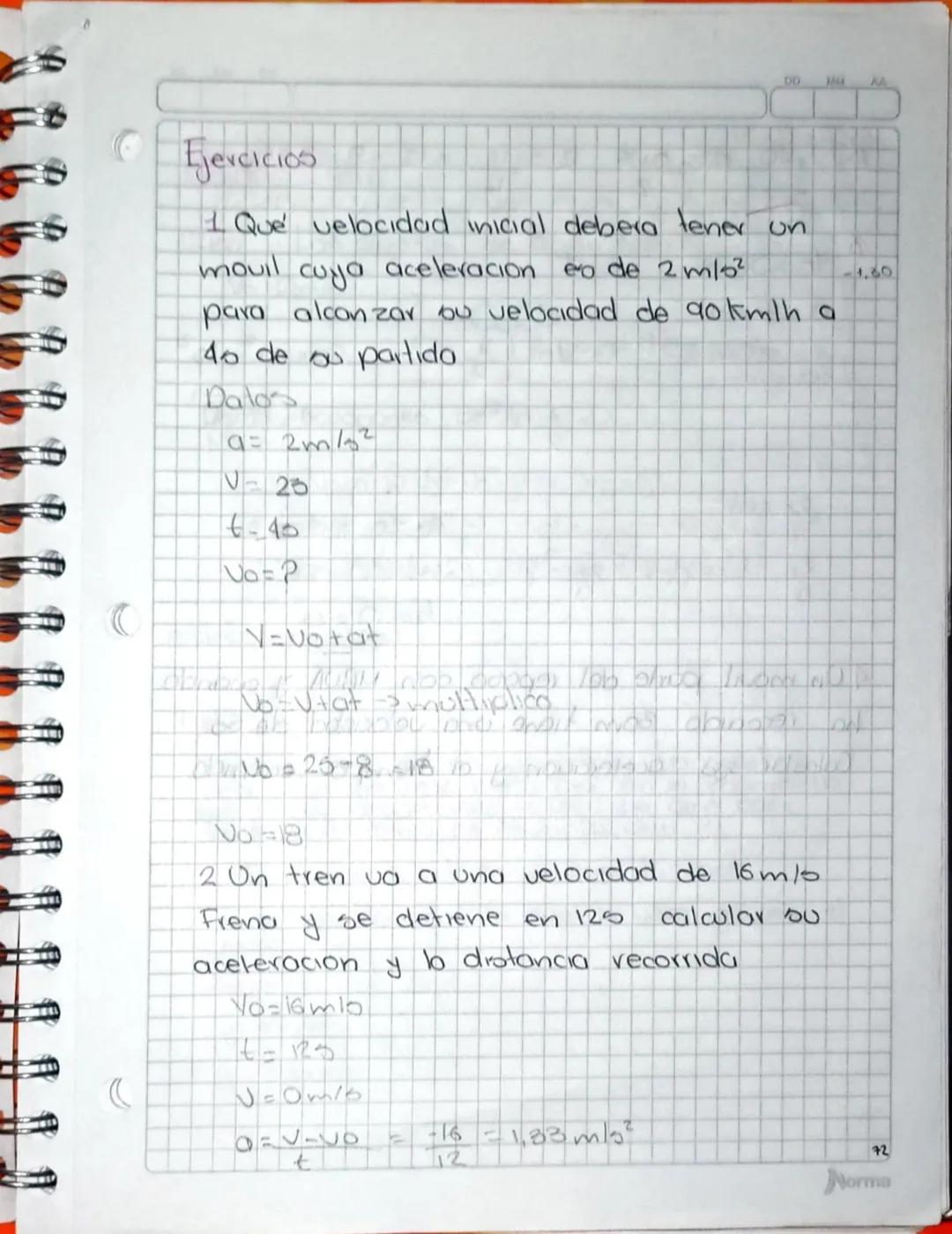 DO MM AA
Movimiento Rectilineo
Uniforme (MAU)
Es aquel en el cual los objetos recorren olratan-
cias iguales en tiempos iguales
Ejemplo la s