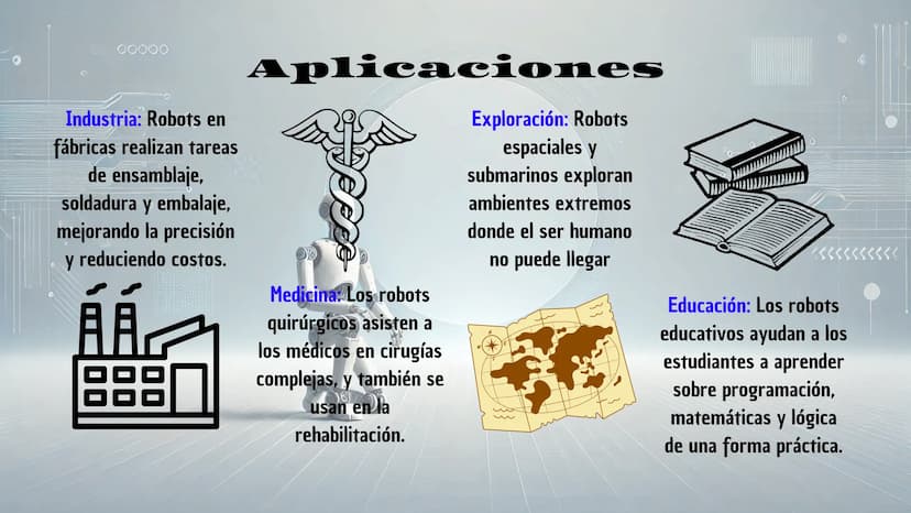 ROBÒTICA
Es una rama de la tecnología que se enfoca en diseñar,
construir y programar robots. Los robots son máquinas
programables que puede