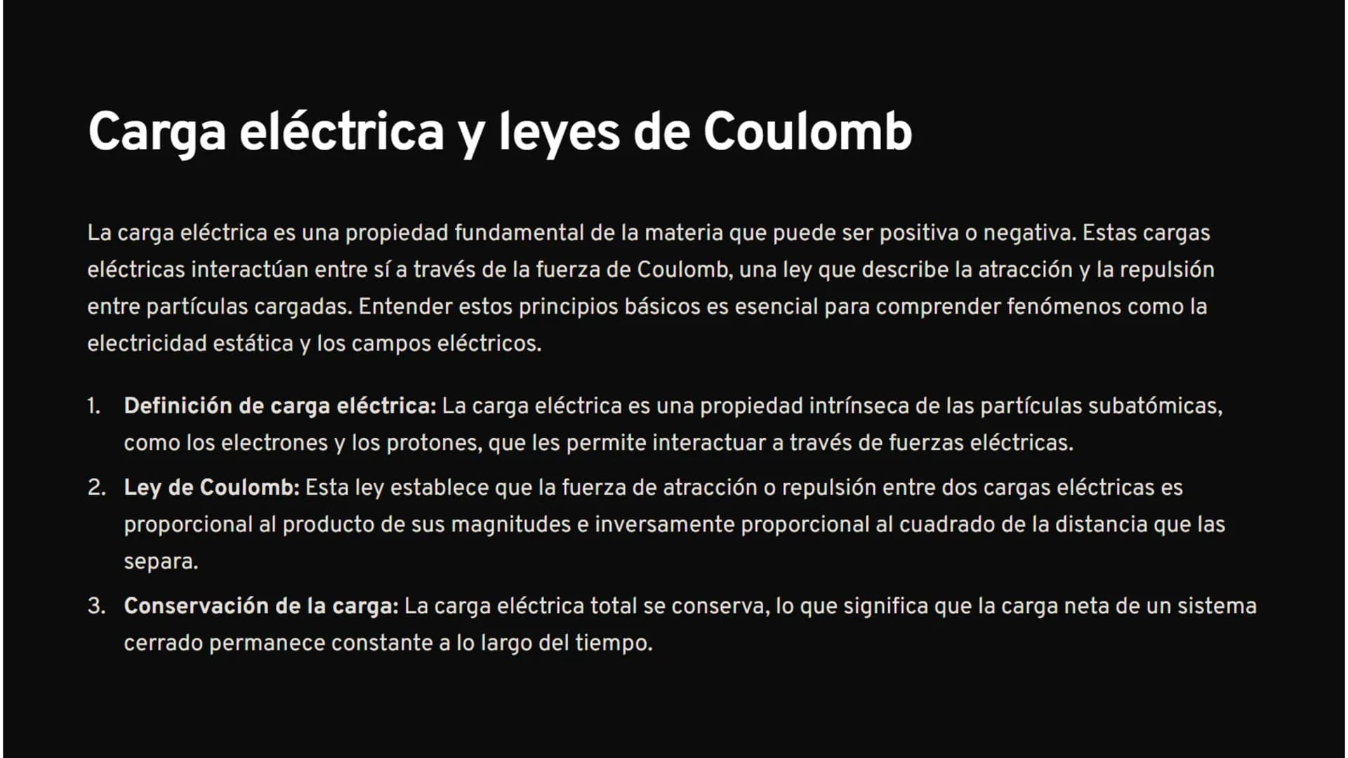B
Introducción a la
electricidad y el
magnetismo
La electricidad y el magnetismo son fenómenos físicos
fundamentales que rigen gran parte de