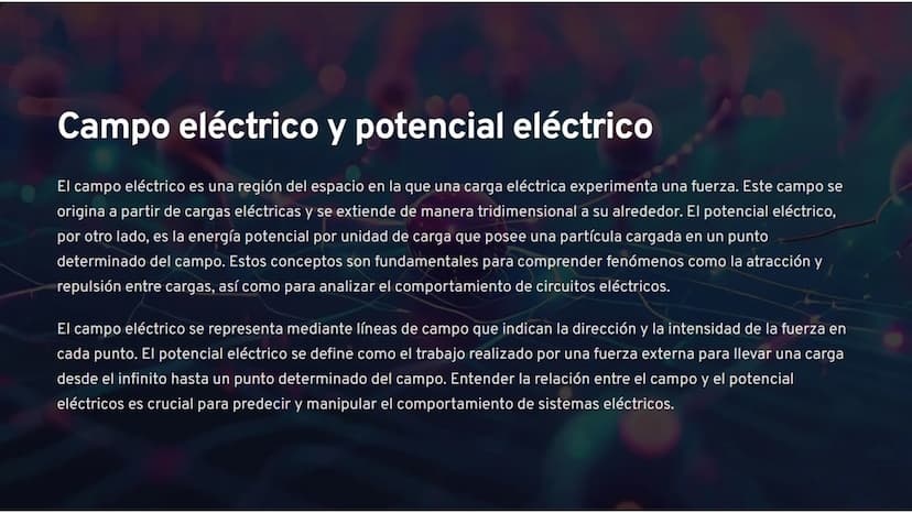 B
Introducción a la
electricidad y el
magnetismo
La electricidad y el magnetismo son fenómenos físicos
fundamentales que rigen gran parte de