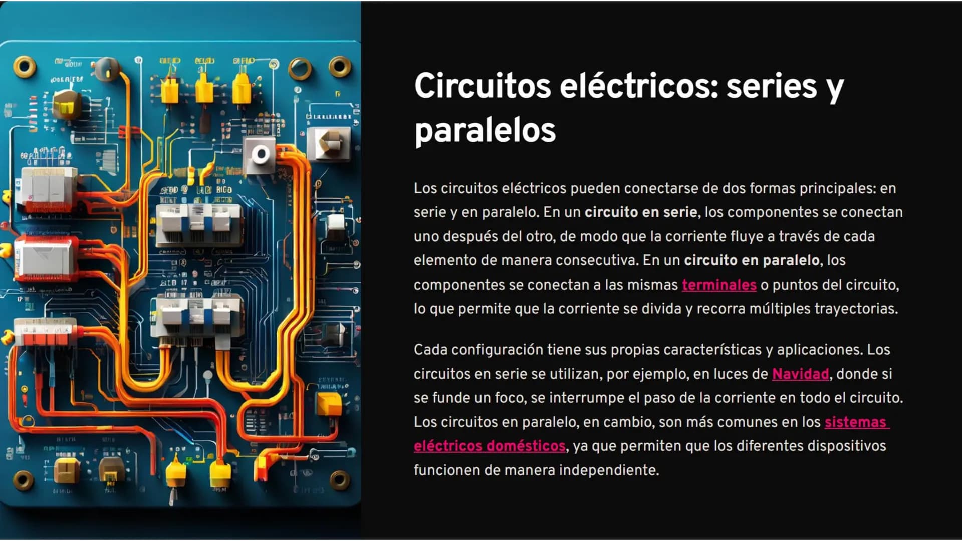 B
Introducción a la
electricidad y el
magnetismo
La electricidad y el magnetismo son fenómenos físicos
fundamentales que rigen gran parte de