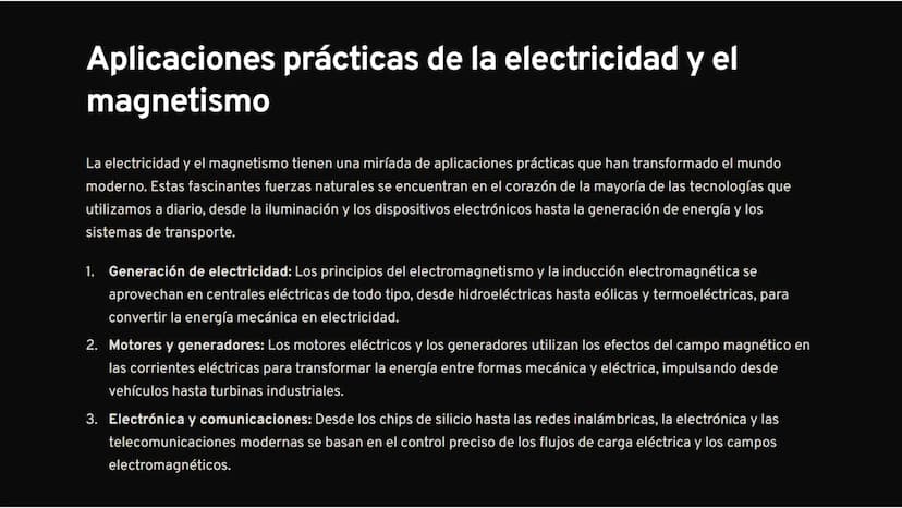 B
Introducción a la
electricidad y el
magnetismo
La electricidad y el magnetismo son fenómenos físicos
fundamentales que rigen gran parte de