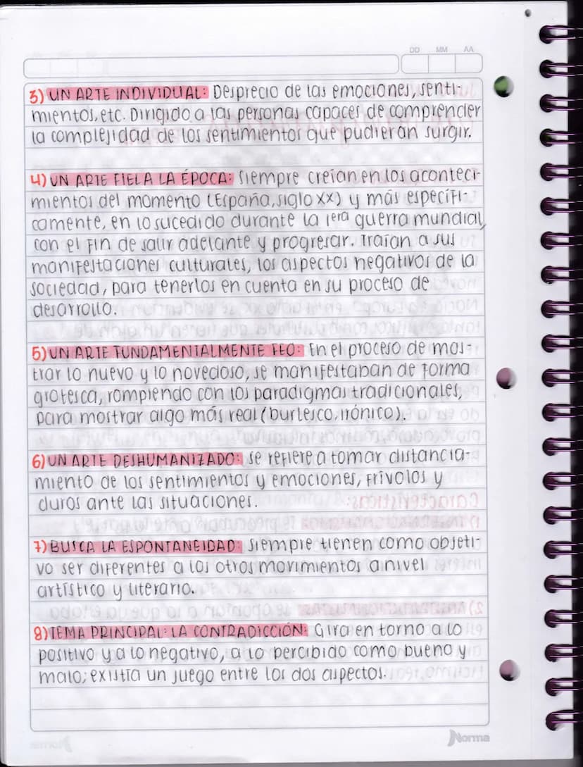 DD MM AA
Julio 21/2020
las vanguardias ESPAÑA
EL VANGUARDISMO:
ENG NGIM
ESPAÑA
D
(
Esta literatura se dió al finalizar la fera guerra mundia
