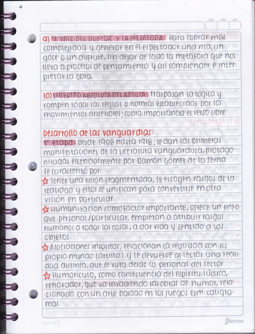 DD MM AA
Julio 21/2020
las vanguardias ESPAÑA
EL VANGUARDISMO:
ENG NGIM
ESPAÑA
D
(
Esta literatura se dió al finalizar la fera guerra mundia