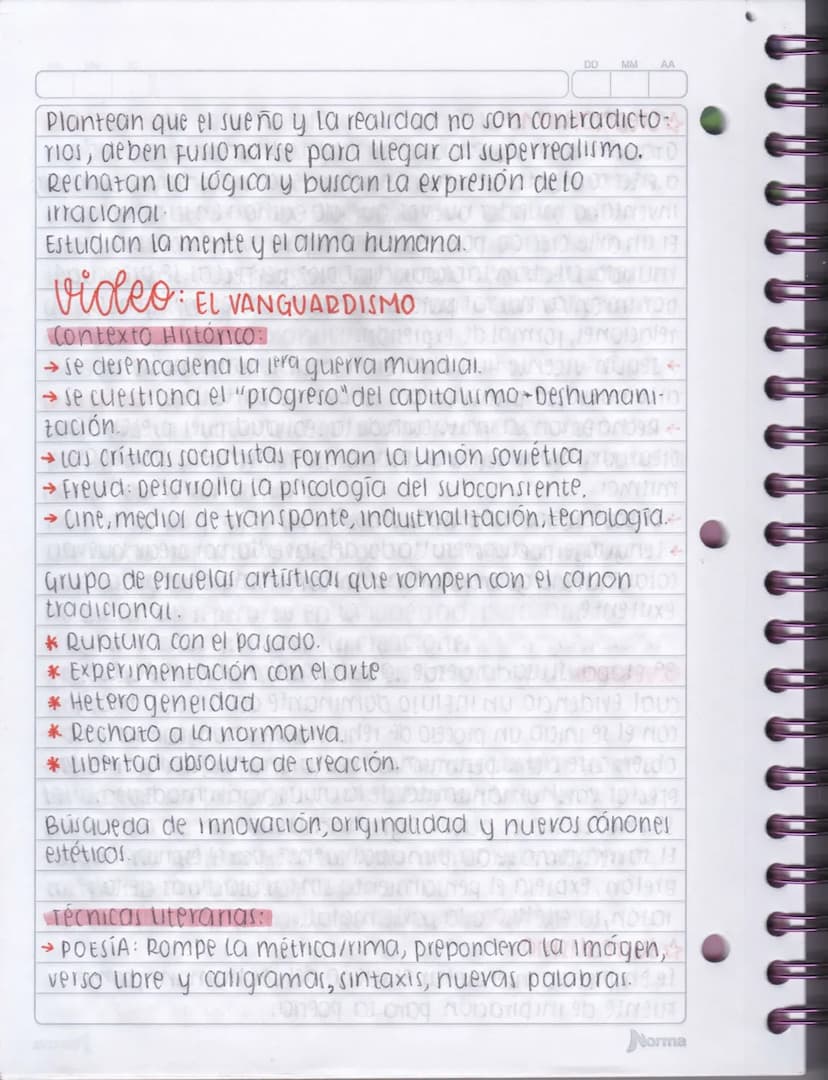 DD MM AA
Julio 21/2020
las vanguardias ESPAÑA
EL VANGUARDISMO:
ENG NGIM
ESPAÑA
D
(
Esta literatura se dió al finalizar la fera guerra mundia