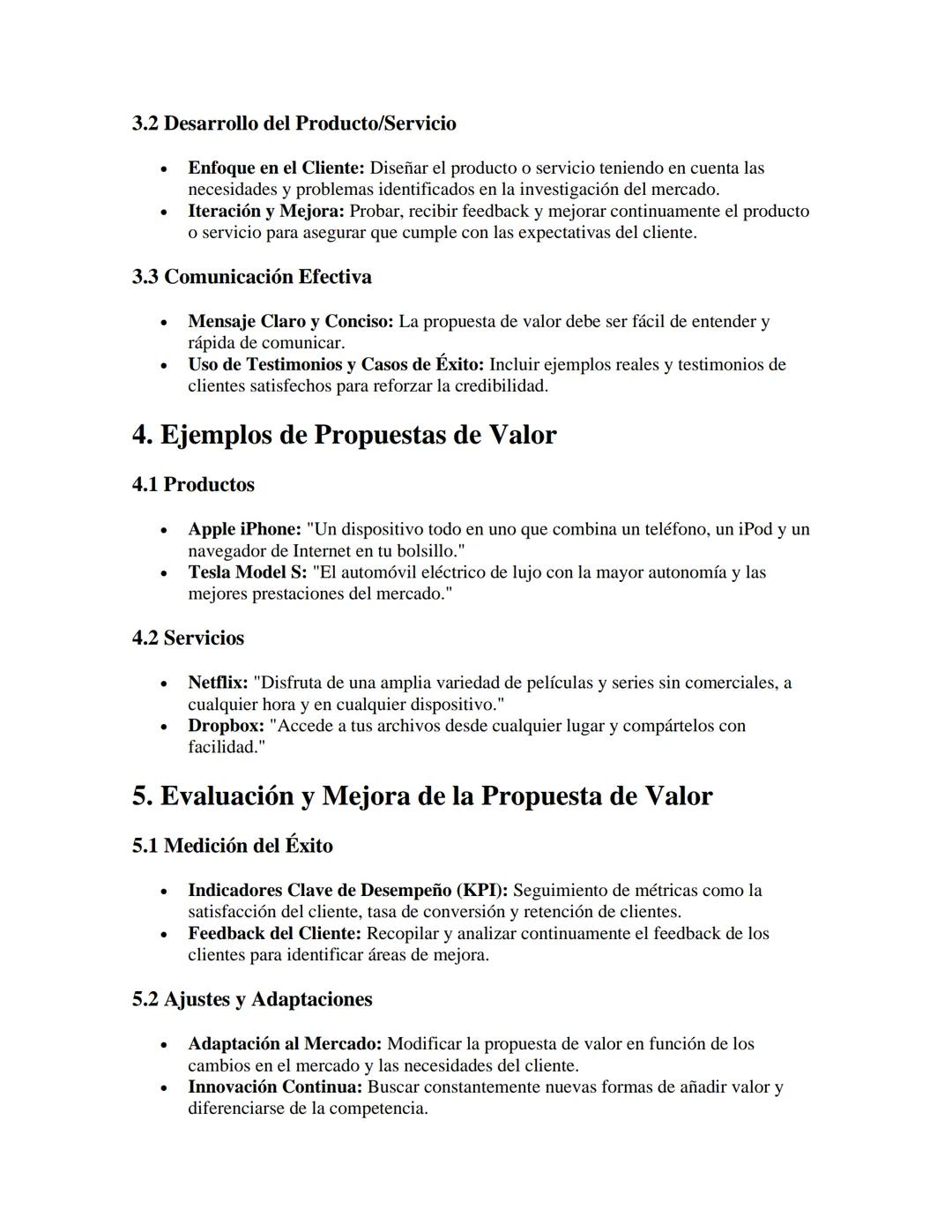 # Propuesta de Valor

APUNTES//

1. Definición

*   Propuesta de Valor: Es la declaración que explica cómo un producto o servicio
    resuel