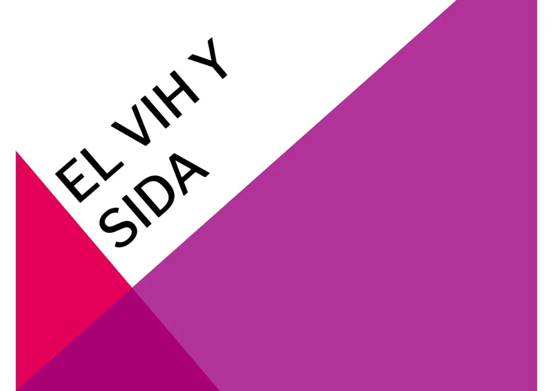 El VIH y el sida