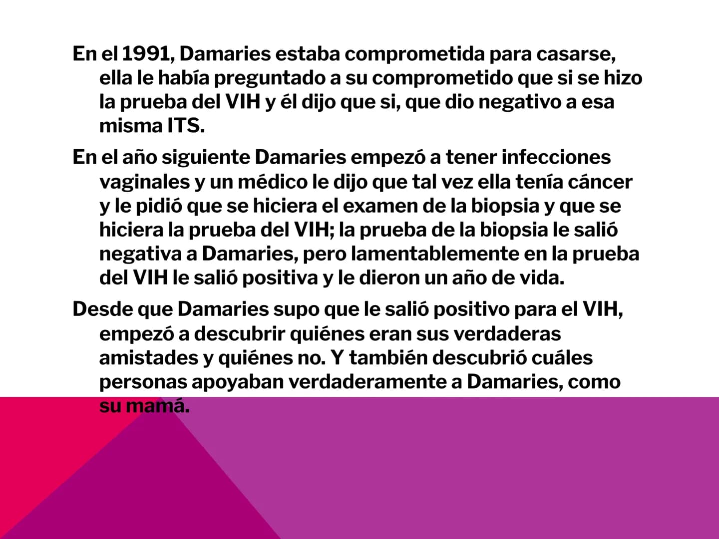 EL VIH Y
SIDA TABLA DE CONTENIDO
-
-¿Qué es una ITS?
-¿Qué es el VIH y sida?
-
Síntomas.
- Tratamientos.
Diferencia entre VIH y sida.
- Hist