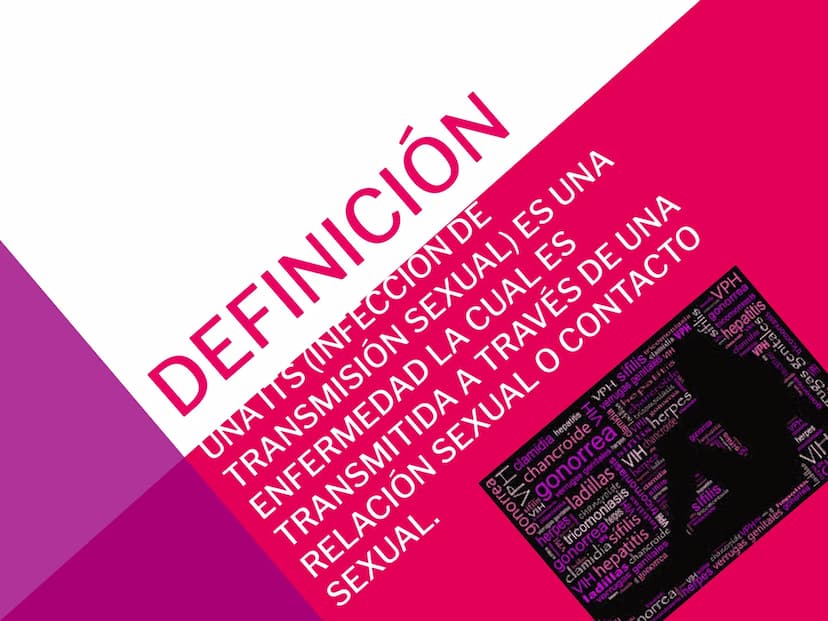EL VIH Y
SIDA TABLA DE CONTENIDO
-
-¿Qué es una ITS?
-¿Qué es el VIH y sida?
-
Síntomas.
- Tratamientos.
Diferencia entre VIH y sida.
- Hist