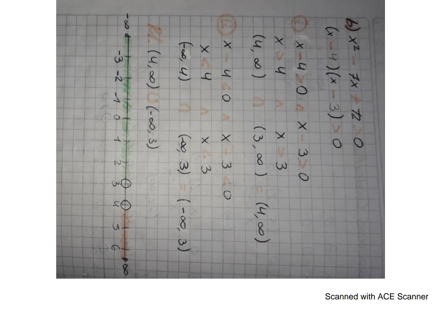 Inecuaciones Cuadraticas
a) x2 2x 80
(x4)(x 2) 0
(x4) ㅇ (x 2) 0
23 05 24
Negativo
POSITIVO
No Positio
No negativo
4
X-2
(4,00) (-00,-2)
0
(x