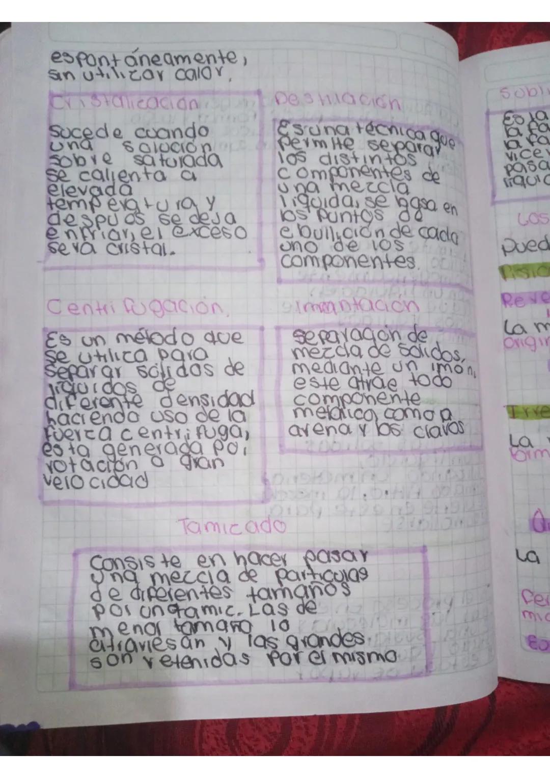 # Métodos de separación

Cualquier mezcla se ho mogénea o
heterogenea, se puecle formar y luego
separar por medias fisicos en ous
Componente