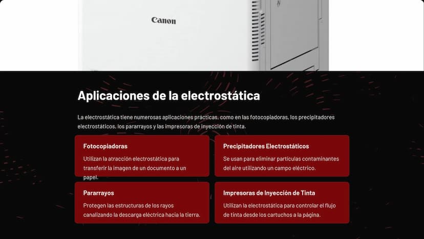 -q
la Electrostática
La electrostática es la rama de la física que estudia las
interacciones entre cargas eléctricas en reposo. La electrici