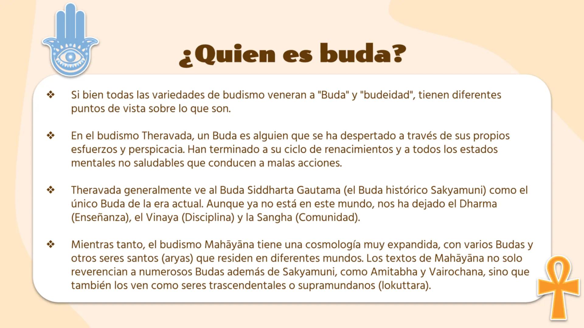 Tabla de contenidos
01
02
03
¿Que es?
¿Qué tipo de
religión es?
Creencias
04
05
Tipos de
budismo
Lugar de culto 01
¿Que es? El budismo es un