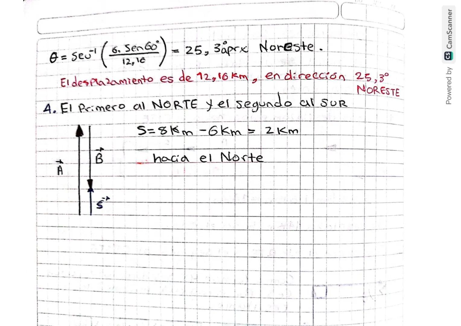 Operaciones Convectores
Un automovil se desplaza Primero 8km y luego 6km.
Determinar el desplazamiento resultante. In los
casos siguientes:
