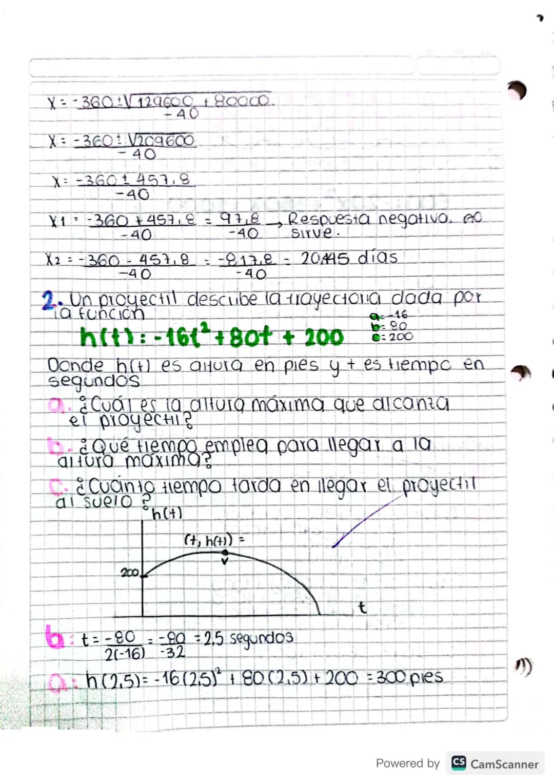 DD
MM
16.05.2023
FUNCIÓN
PARTE 2
Cuadratica
1. ((x) = y=-3x²-6x-3
0 - 3 0 - 60 = -3
concavo
hacia abajo
=
Punto de corte con y
Vertice b
29
