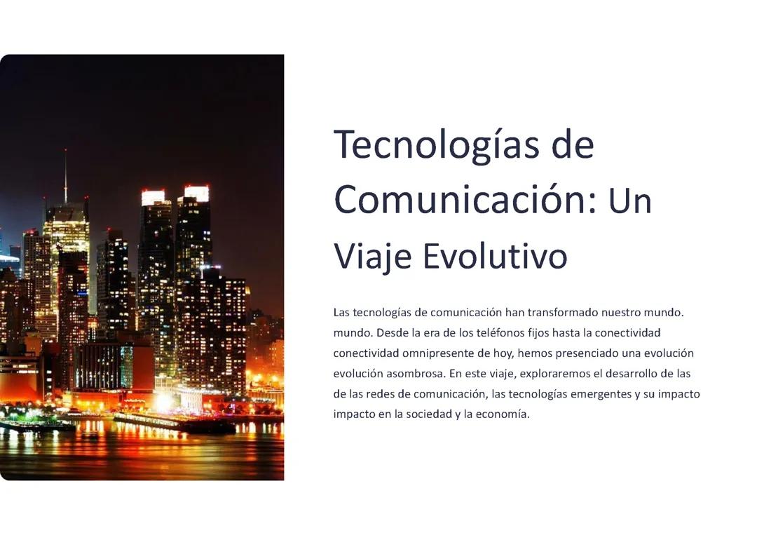Tecnologías de Comunicación