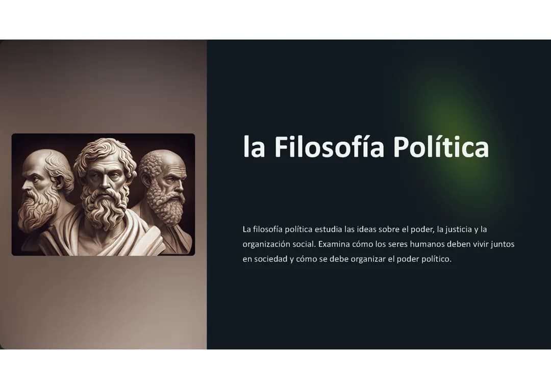 Filosofía política: 