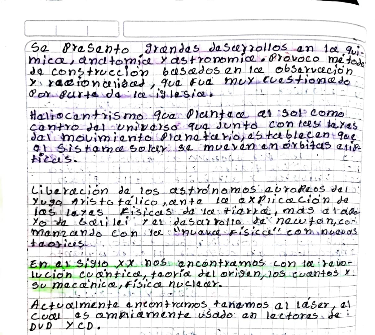 Historia de la Fisica..
Hace mucho tiempo las personas. trataban
de antander los Fanonemos que en la no-
turaleza sa Presentaban, estos proc