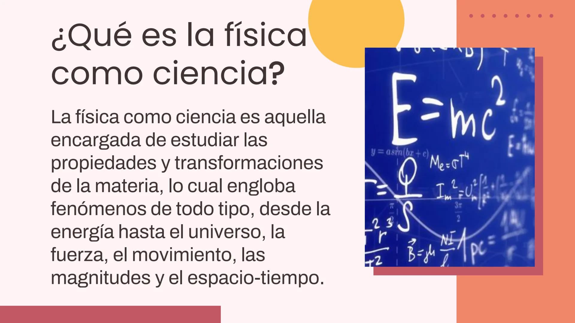La Historia De La Física 01
¿Qué es la física
como ciencia?
04
Contenidos
02
Evolución de la
Física.
05
03
Física antigua.
06
Física clásica