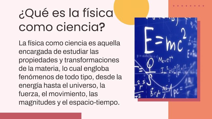 La Historia De La Física 01
¿Qué es la física
como ciencia?
04
Contenidos
02
Evolución de la
Física.
05
03
Física antigua.
06
Física clásica