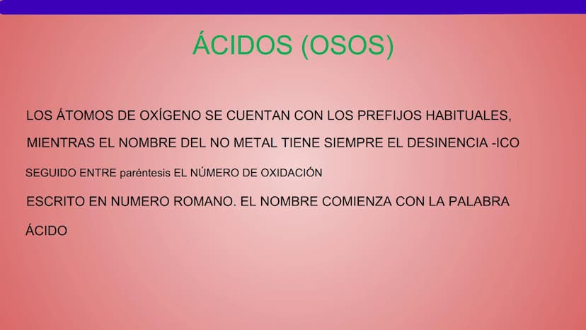 NOMENCLATURA
COMPUESTOS BINARIOS
DE OXIGENO
(nomenclatura IUPAC) METAL + OXIGENO = ÓXIDO
Cuente cuántos átomos de oxígeno hay: uno (monóxido