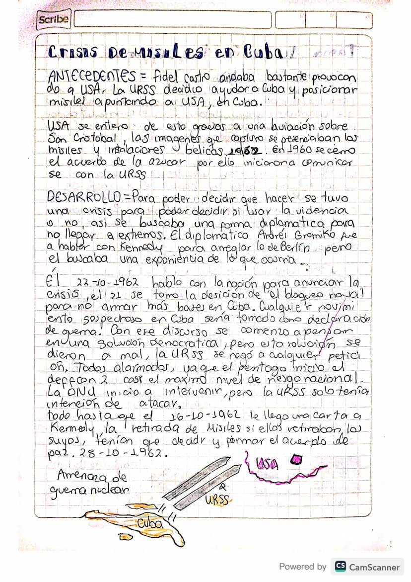 Scribe
origen
de la
guerra fría t
U.S.A
Capitalista
Estados Unidos.
U.R.S.S
b
Comunista
y
la union souietica fueron
mundial, aun asi
aleados